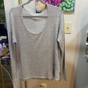 Project Social T Gray Long Sleeve Hoodie